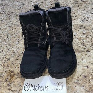 UGG Harkley Black Winter Boots